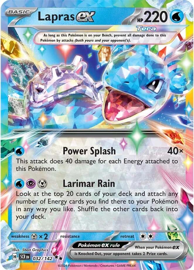 Lapras ex (032/142) [Scarlet & Violet: Stellar Crown] | Good Games Adelaide SA