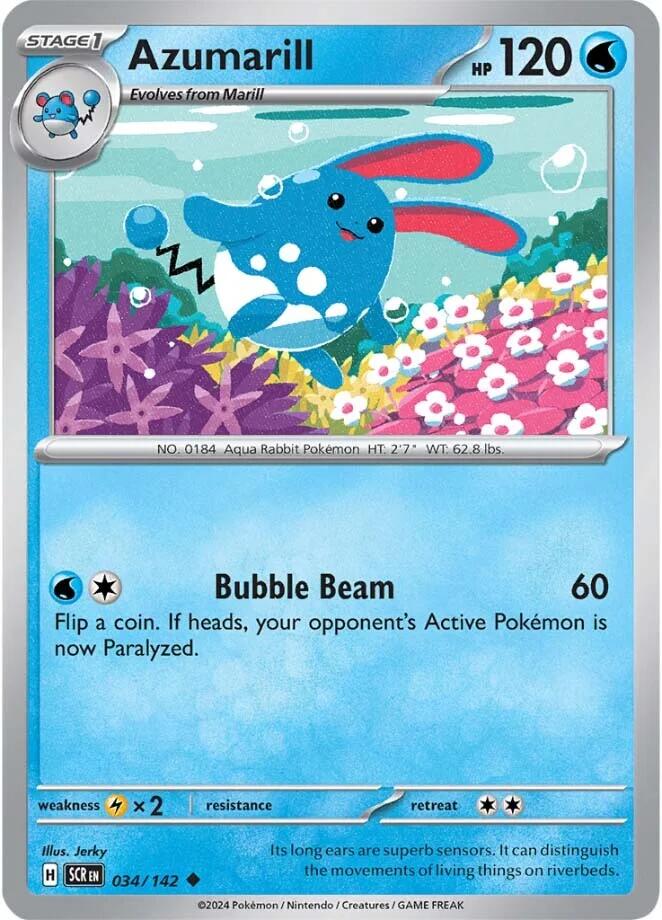 Azumarill (034/142) [Scarlet & Violet: Stellar Crown] | Good Games Adelaide SA