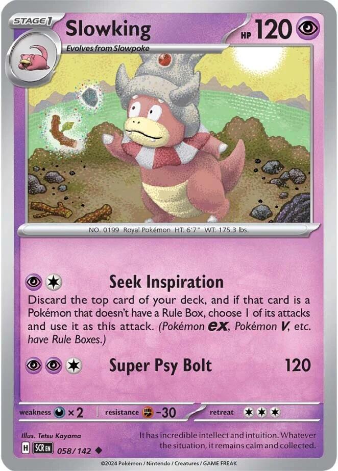 Slowking (058/142) [Scarlet & Violet: Stellar Crown] | Good Games Adelaide SA