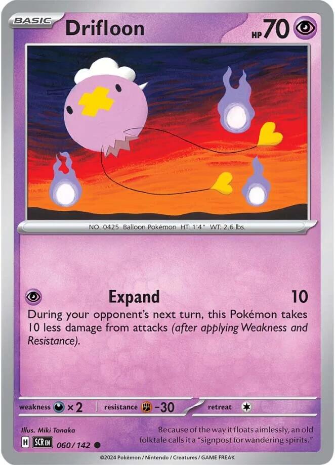 Drifloon (060/142) [Scarlet & Violet: Stellar Crown] | Good Games Adelaide SA