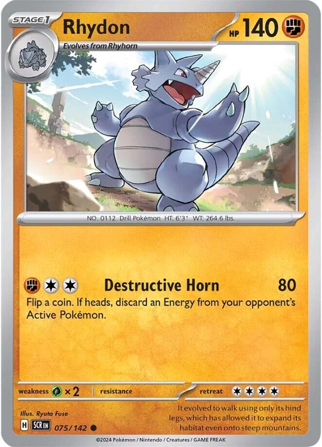 Rhydon (075/142) [Scarlet & Violet: Stellar Crown] | Good Games Adelaide SA