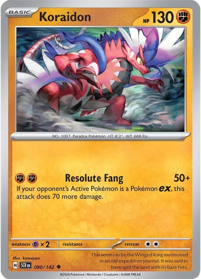 Koraidon (090/142) [Scarlet & Violet: Stellar Crown] | Good Games Adelaide SA