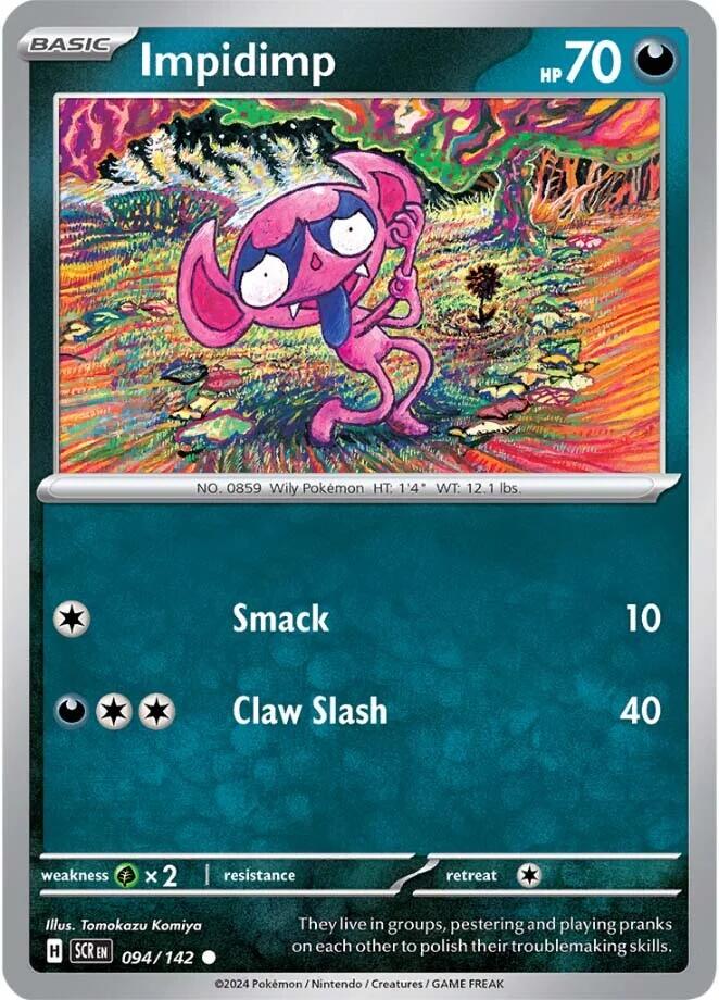 Impidimp (094/142) [Scarlet & Violet: Stellar Crown] | Good Games Adelaide SA