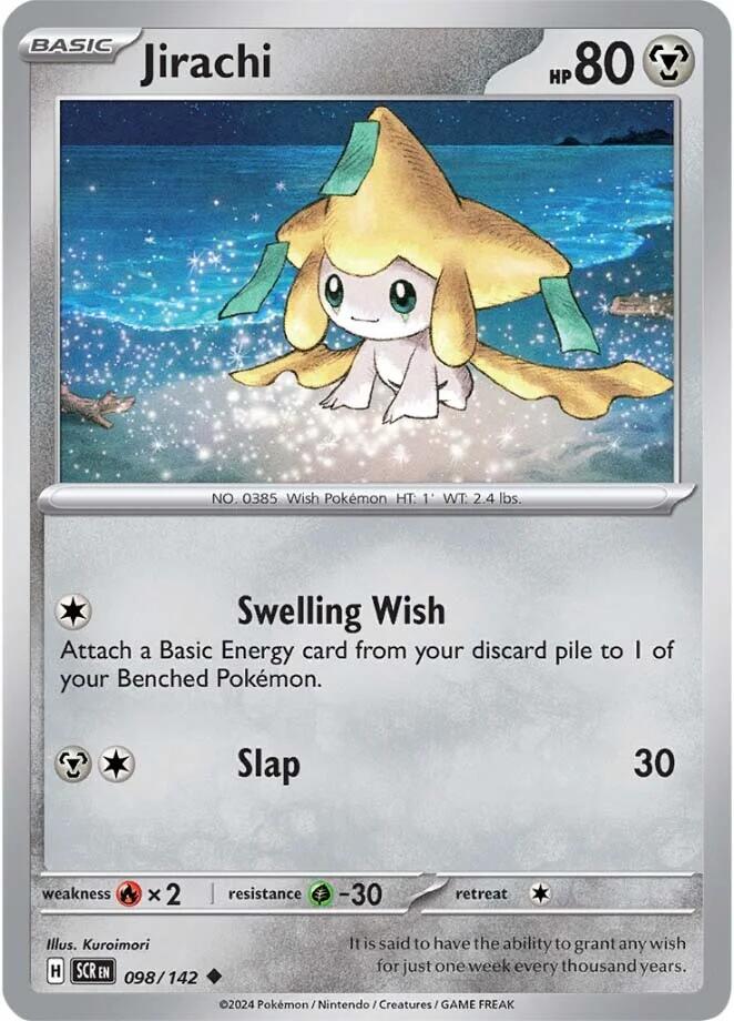Jirachi (098/142) [Scarlet & Violet: Stellar Crown] | Good Games Adelaide SA
