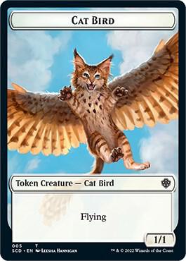 Cat Bird Spirit Double Sided Token 5 // 9 (Starter Commander Decks)  | Good Games Adelaide SA