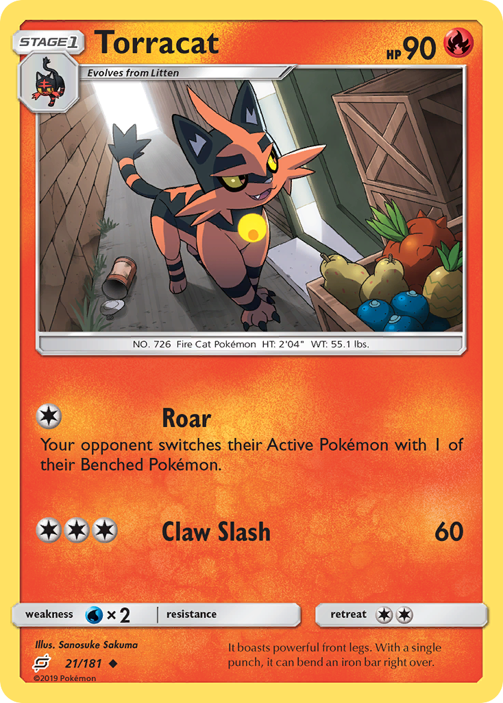 Torracat (21/181) [Sun & Moon: Team Up] | Good Games Adelaide SA
