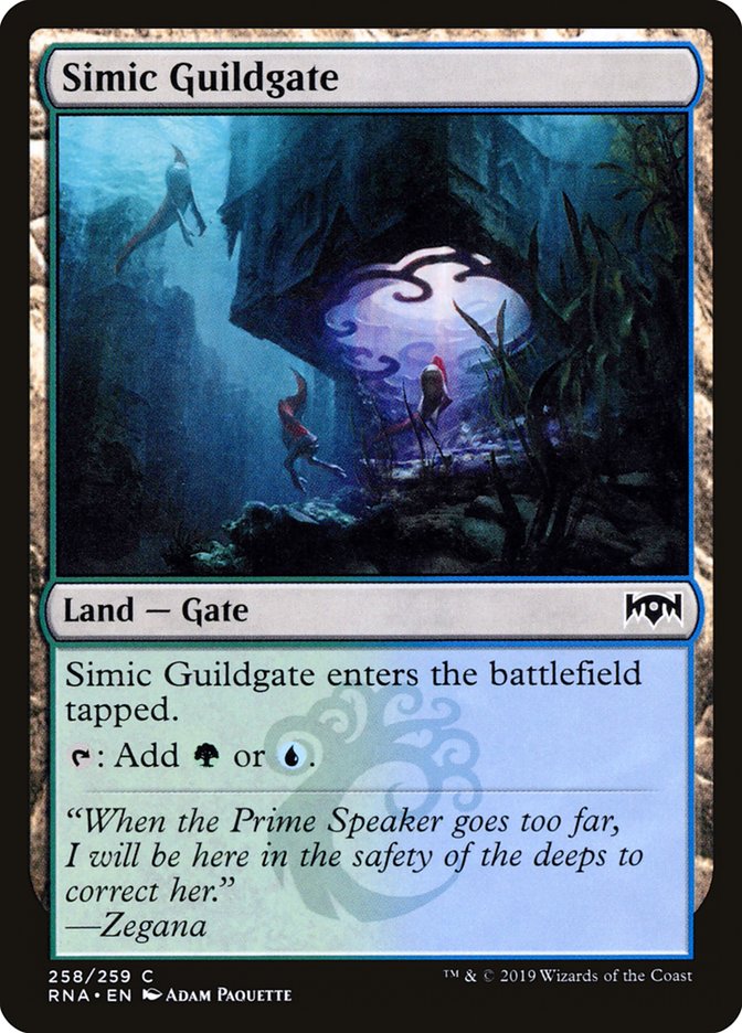 Simic Guildgate (258/259) [Ravnica Allegiance] | Good Games Adelaide SA