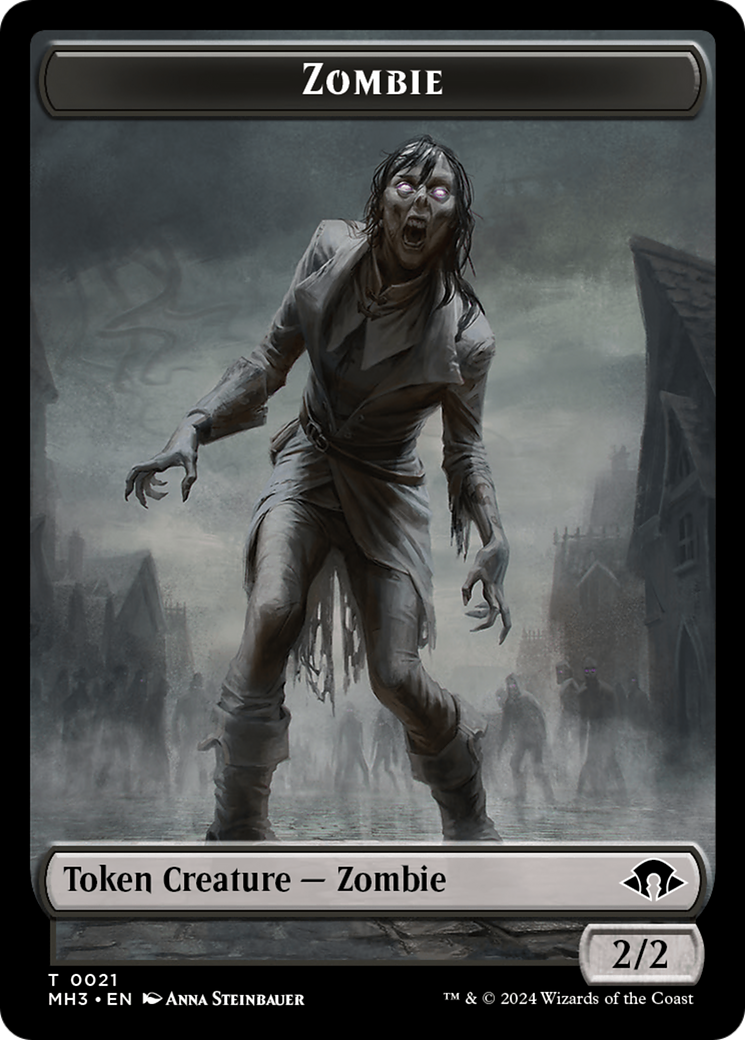 Servo // Zombie Double-Sided Token [Modern Horizons 3 Tokens] | Good Games Adelaide SA