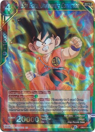 Son Goku, Unwavering Conviction [DB3-116] | Good Games Adelaide SA