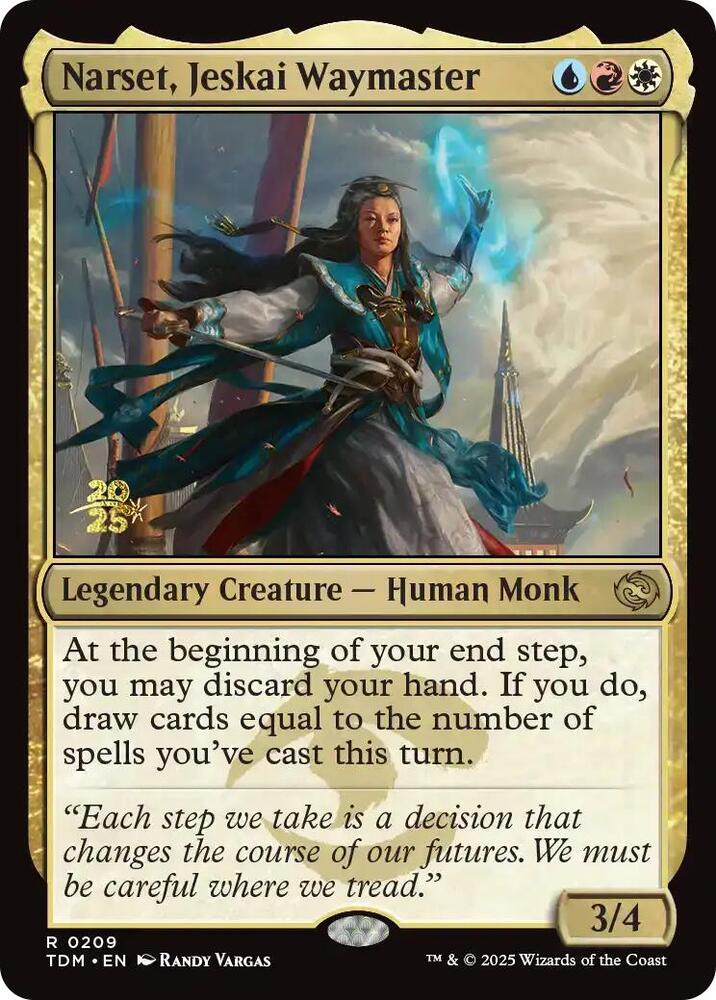 Narset Jeskai Waymaster 209 (Prerelease Cards)  - Foil | Good Games Adelaide SA