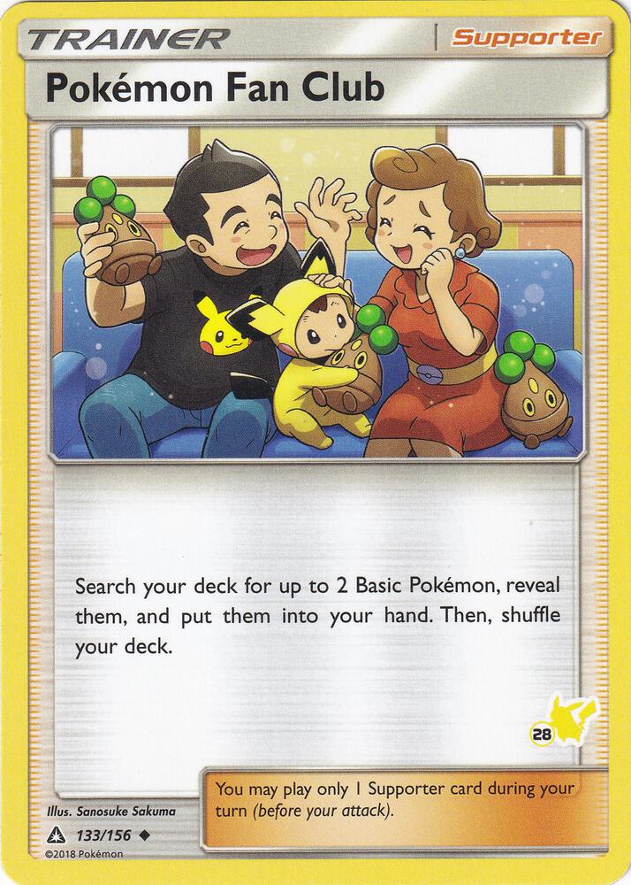 Pokemon Fan Club 133 156 28 Pikachu Stamped 133/156 (Battle Academy)  | Good Games Adelaide SA