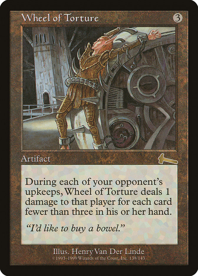 Wheel of Torture 138 (Urza's Legacy)  - Foil | Good Games Adelaide SA
