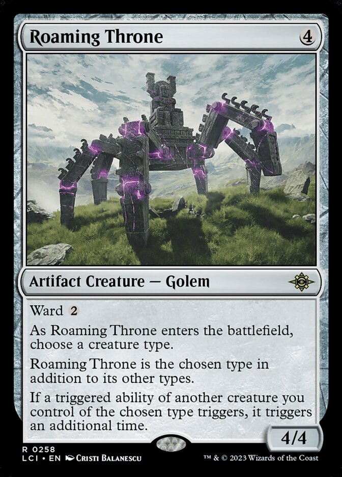Roaming Throne 258 (The Lost Caverns of Ixalan)  - Foil | Good Games Adelaide SA