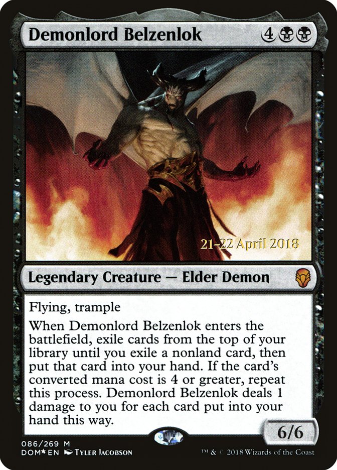Demonlord Belzenlok [Dominaria Promos] | Good Games Adelaide SA