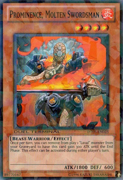 Prominence, Molten Swordsman [DT05-EN025] Common | Good Games Adelaide SA