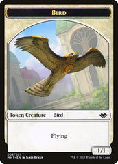 Bird (003) // Serra the Benevolent Emblem Double-sided Token [Modern Horizons Tokens] | Good Games Adelaide SA