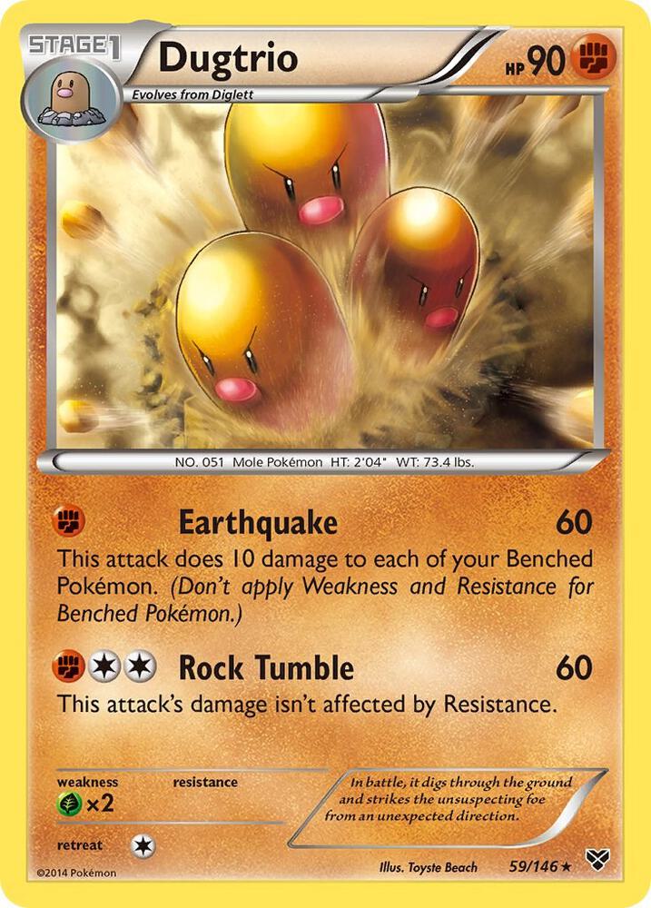 Dugtrio 59/146 (XY Base Set)  | Good Games Adelaide SA