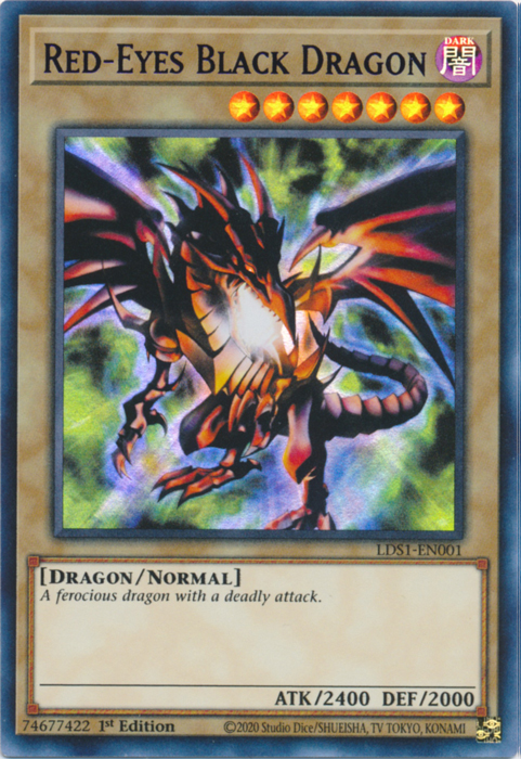 Red-Eyes Black Dragon (Purple) [LDS1-EN001] Ultra Rare | Good Games Adelaide SA