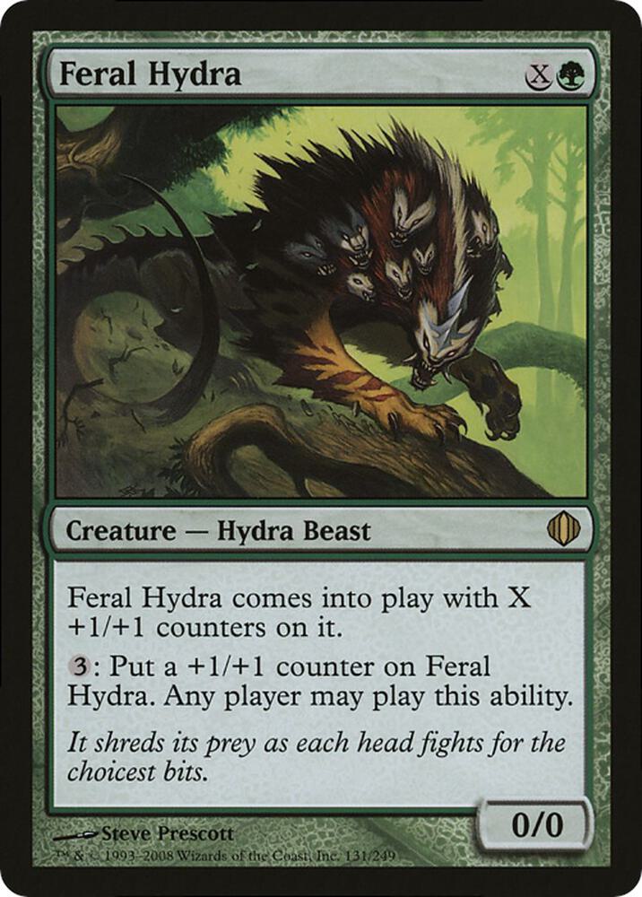 Feral Hydra Magic Player Rewards 2009 131 (Oversize Cards)  | Good Games Adelaide SA