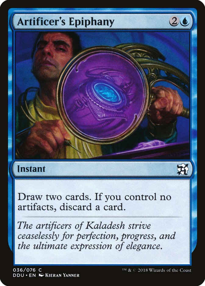 Artificer's Epiphany [Duel Decks: Elves vs. Inventors] | Good Games Adelaide SA