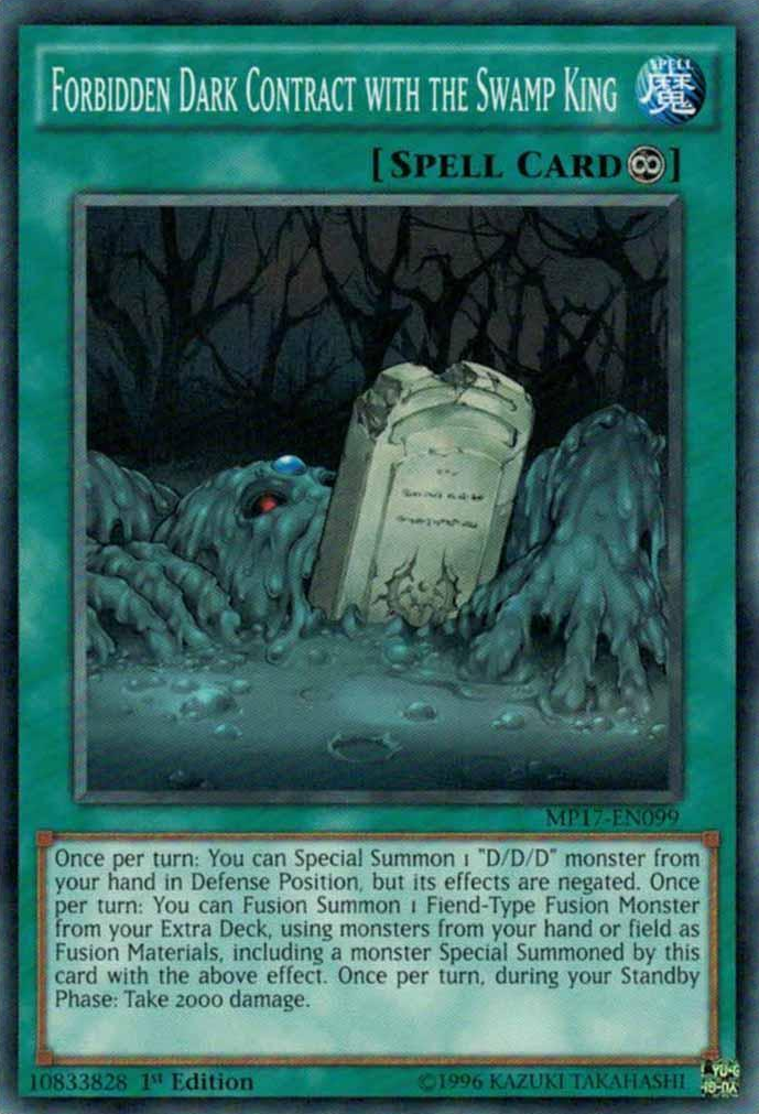 Forbidden Dark Contract with the Swamp King [MP17-EN099] Common | Good Games Adelaide SA
