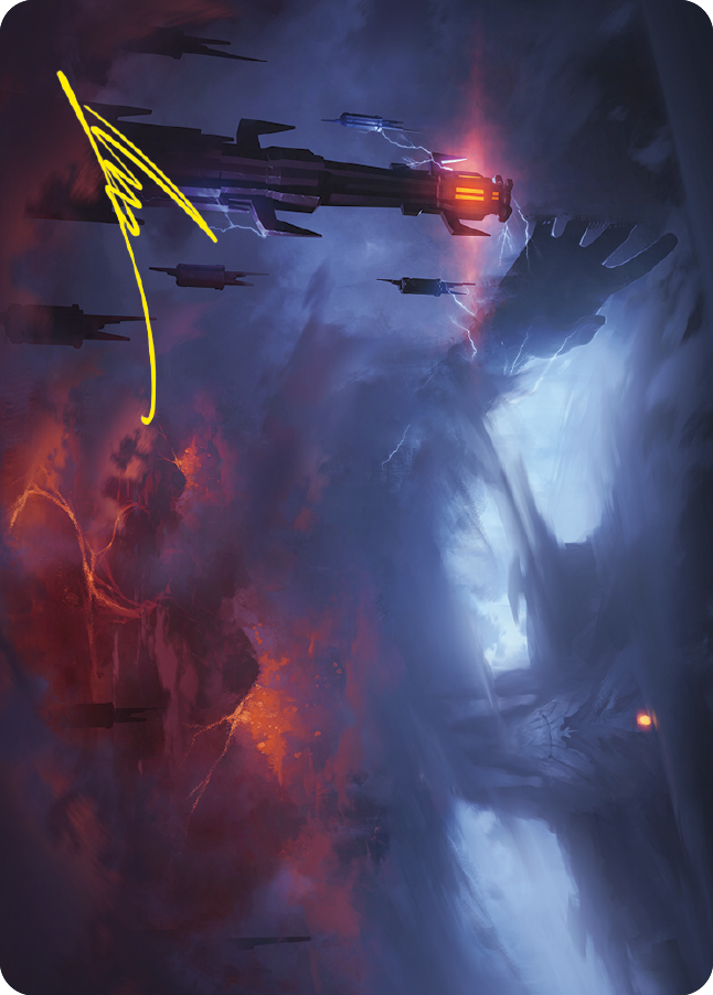 Shadow of the Enemy Art Card (Gold-Stamped Signature) [The Lord of the Rings: Tales of Middle-earth Art Series] | Good Games Adelaide SA