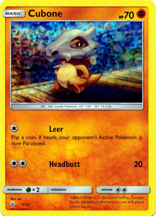 Cubone 007/012 (McDonald's Promos 2018)  - Holofoil | Good Games Adelaide SA