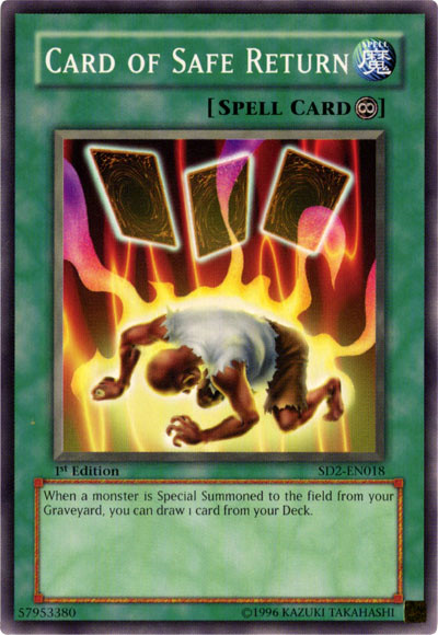 Card of Safe Return [SD2-EN018] Common | Good Games Adelaide SA