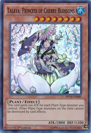 Talaya, Princess of Cherry Blossoms [MP14-EN089] Super Rare | Good Games Adelaide SA