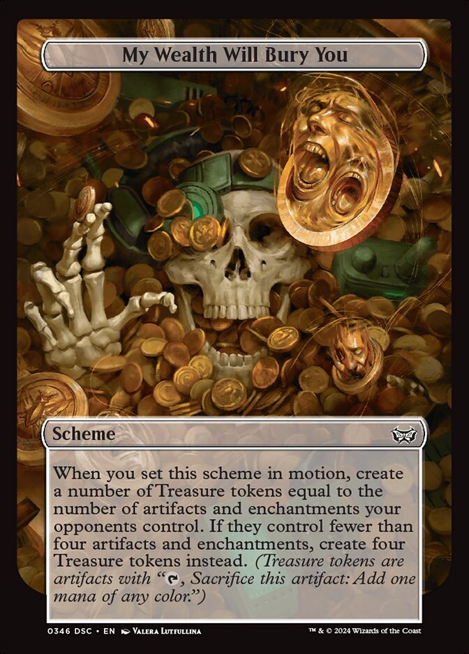 My Wealth Will Bury You 346 (Archenemy: Duskmourn)  | Good Games Adelaide SA