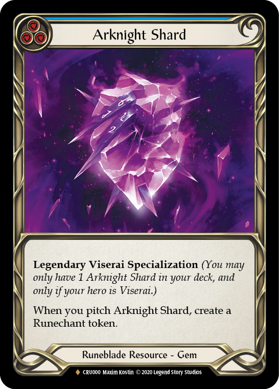 Arknight Shard [CRU000] 1st Edition Cold Foil | Good Games Adelaide SA