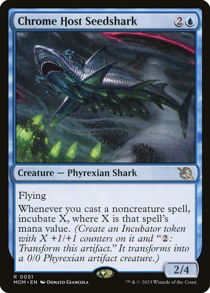 Chrome Host Seedshark 51 (March of the Machine)  - Foil | Good Games Adelaide SA