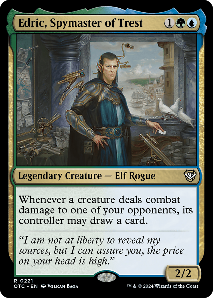 Edric, Spymaster of Trest [Outlaws of Thunder Junction Commander] | Good Games Adelaide SA