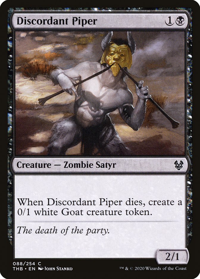 Discordant Piper 88 (Theros Beyond Death)  - Foil | Good Games Adelaide SA
