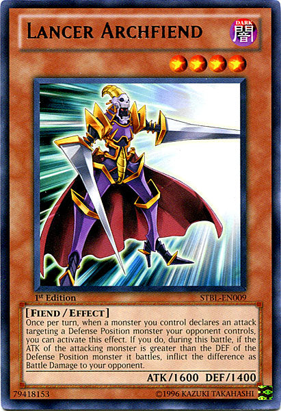 Lancer Archfiend [STBL-EN009] Rare | Good Games Adelaide SA