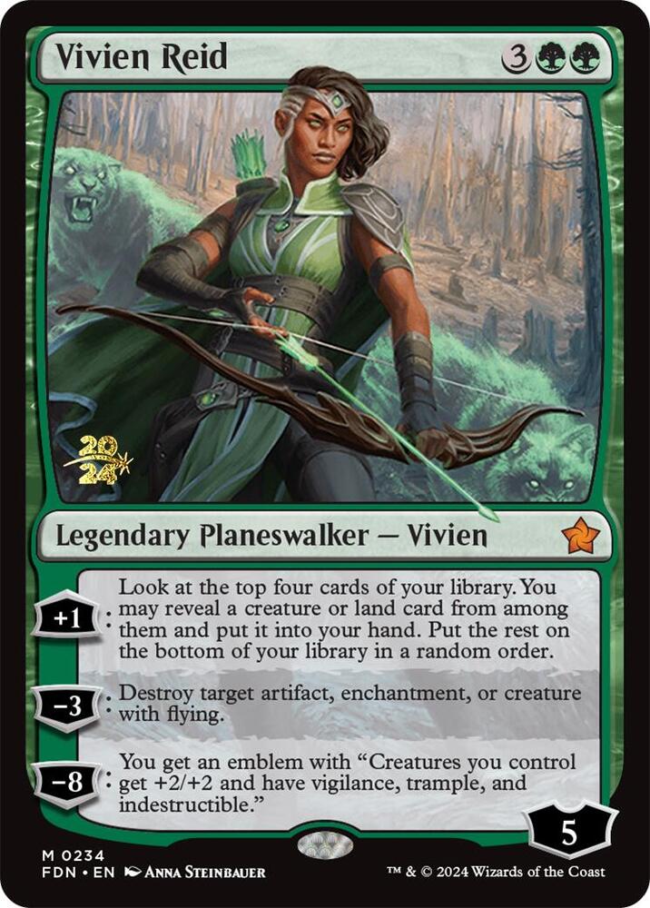 Vivien Reid FDN 234 (Prerelease Cards)  - Foil | Good Games Adelaide SA