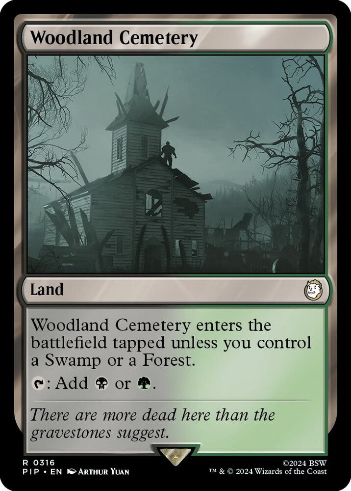 Woodland Cemetery 316 (Universes Beyond: Fallout)  | Good Games Adelaide SA