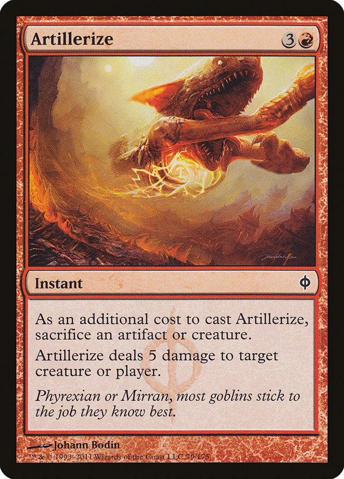 Artillerize 79 (New Phyrexia)  - Foil | Good Games Adelaide SA
