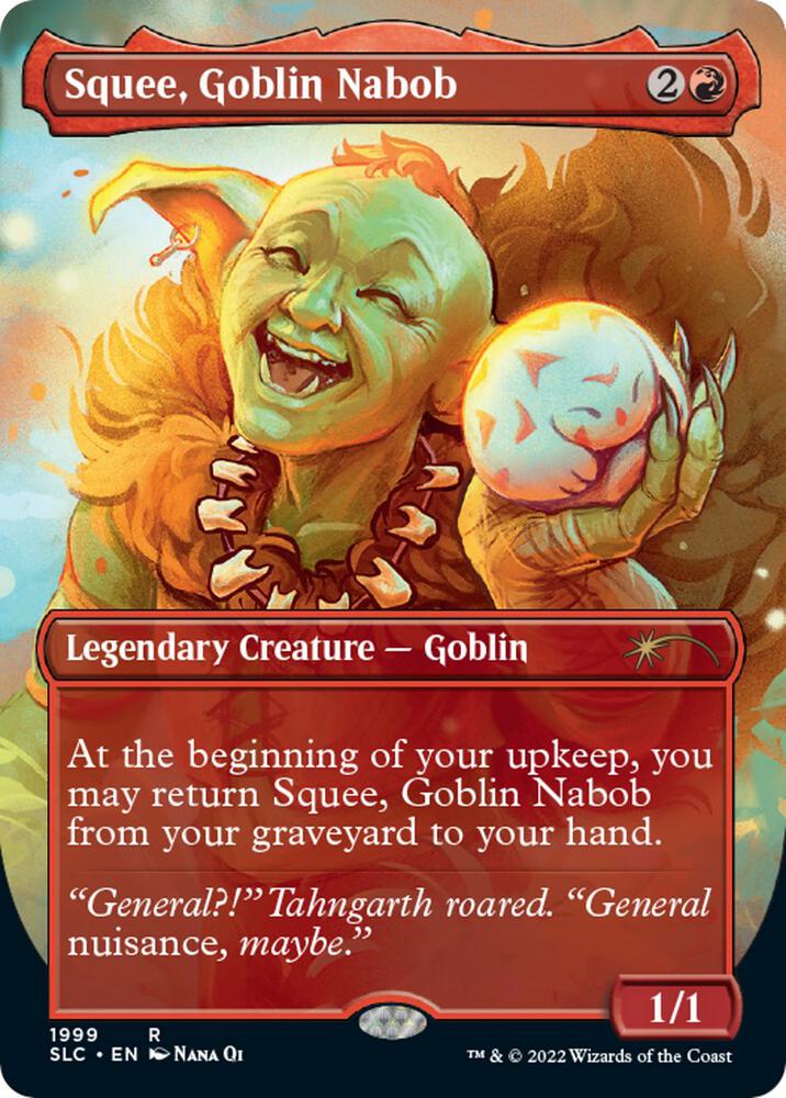 Squee, Goblin Nabob 1999 (Secret Lair: 30th Anniversary Countdown Kit)  - Borderless | Good Games Adelaide SA