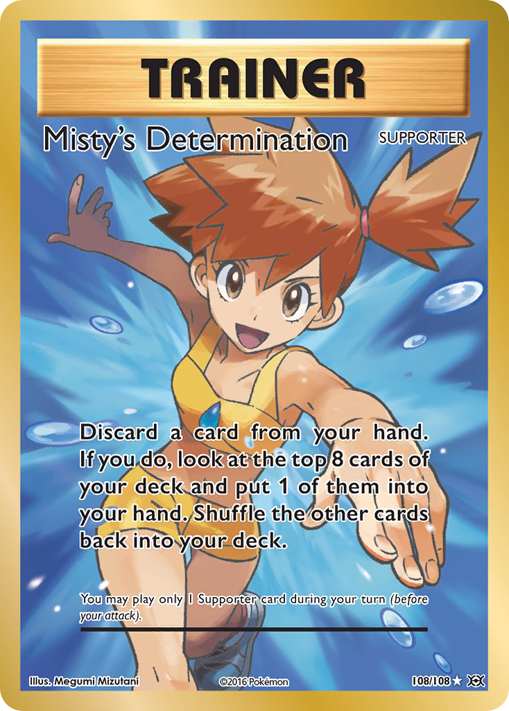 Misty's Determination (108/108) [XY: Evolutions] | Good Games Adelaide SA