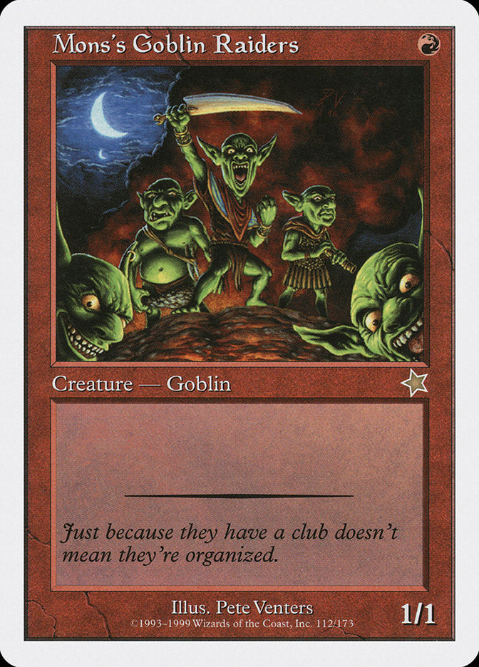 Mons's Goblin Raiders [Starter 1999] | Good Games Adelaide SA