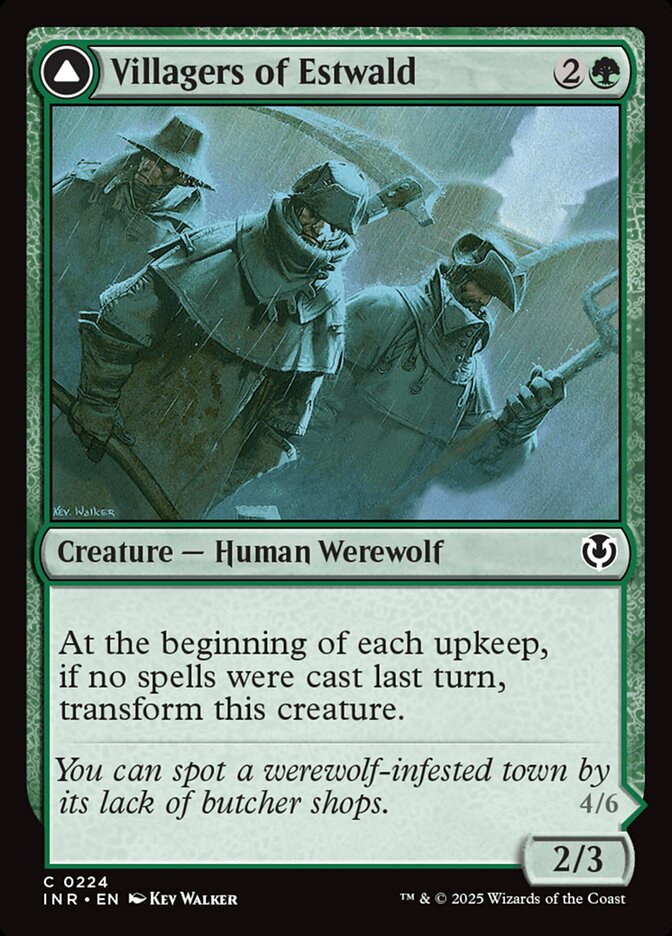 Villagers of Estwald // Howlpack of Estwald 224 (Innistrad Remastered)  - Foil | Good Games Adelaide SA