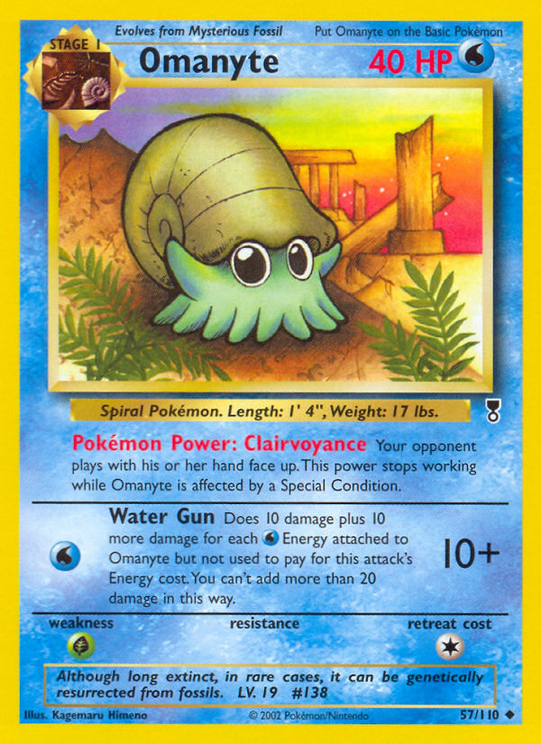 Omanyte (57/110) [Legendary Collection] | Good Games Adelaide SA