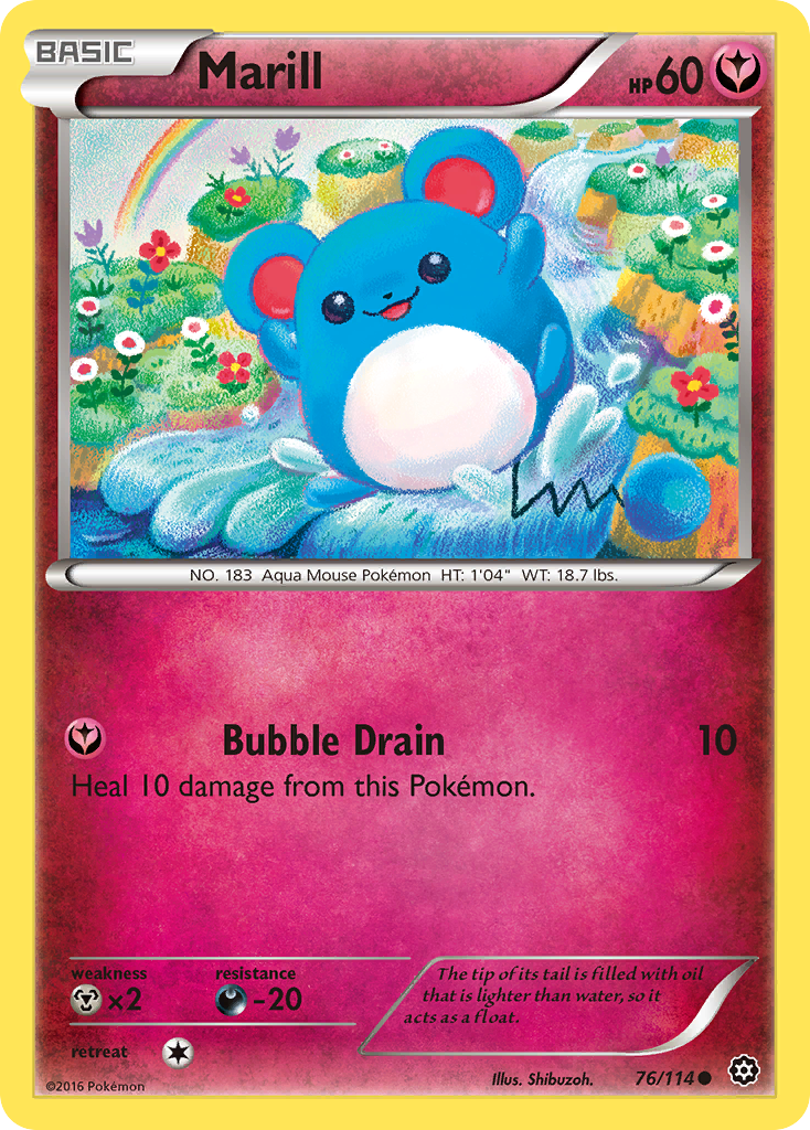 Marill (76/114) [XY: Steam Siege] | Good Games Adelaide SA