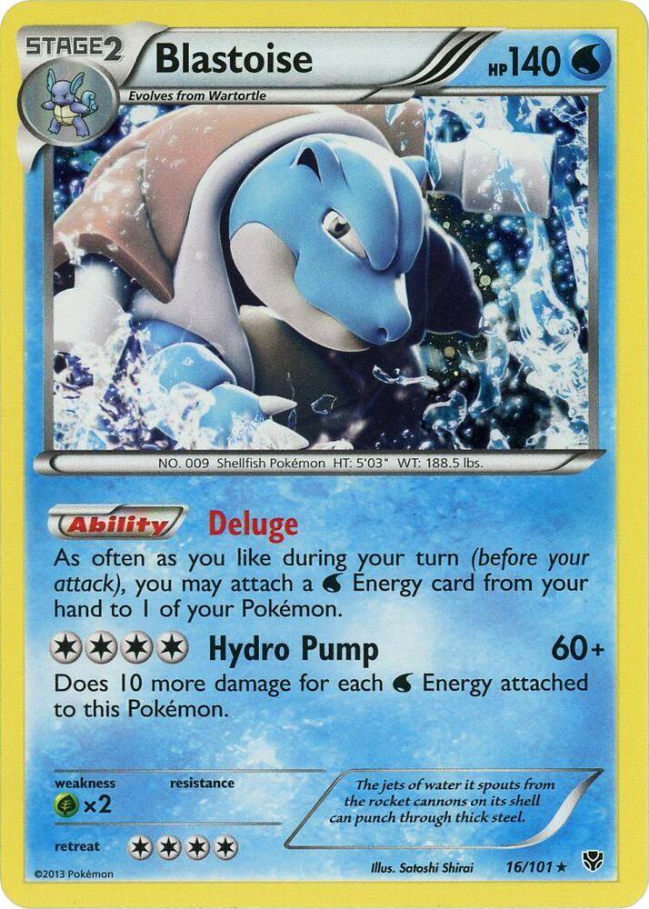 Blastoise 16 101 Cosmos Holo 016/101 (Blister Exclusives)  - Holofoil | Good Games Adelaide SA