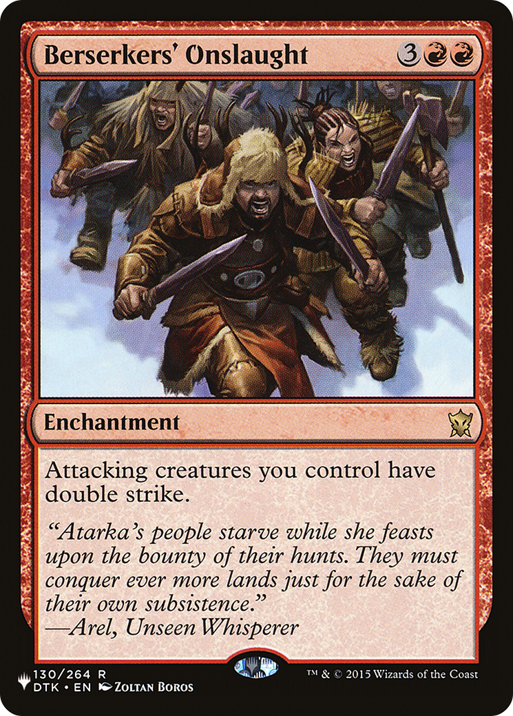Berserkers' Onslaught [The List Reprints] | Good Games Adelaide SA