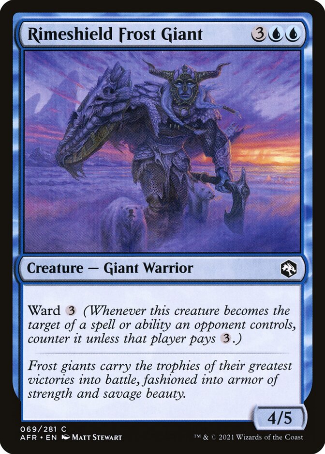 Rimeshield Frost Giant 69 (Adventures in the Forgotten Realms)  - Foil | Good Games Adelaide SA