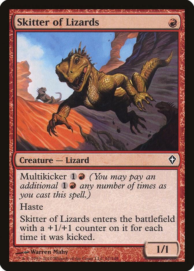 Skitter of Lizards 91 (Worldwake)  - Foil | Good Games Adelaide SA