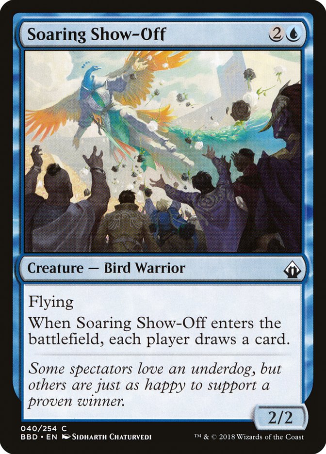 Soaring Show-Off 40 (Battlebond)  - Foil | Good Games Adelaide SA