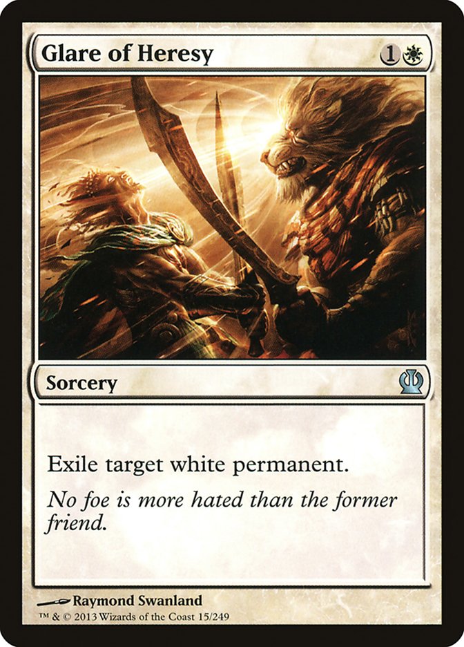 Glare of Heresy 15 (Theros)  - Foil | Good Games Adelaide SA